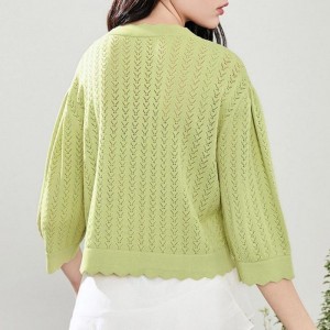 Moda letnia z dzianinami kardiganów dla kobiet