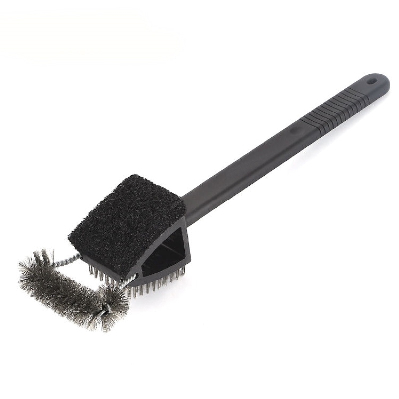 Mocny uchwyt 3 w 1 Wymaganie ze stalinierdzewnej BBL BBQ Cleaning Grill Cleaner