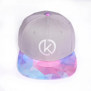 Nowy styl 6 panel Hip-Hop Snap Back Cap Kwiatowy płaski porześ