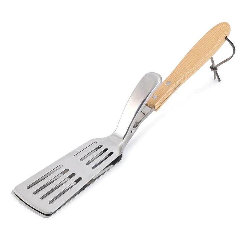 OEM/ODM Customered 304 STEAL STEL STEL SINESTES 2 w 1 BBQ Grilling Spatule&Tong do grillowaniana zewnątrz, wiele celów