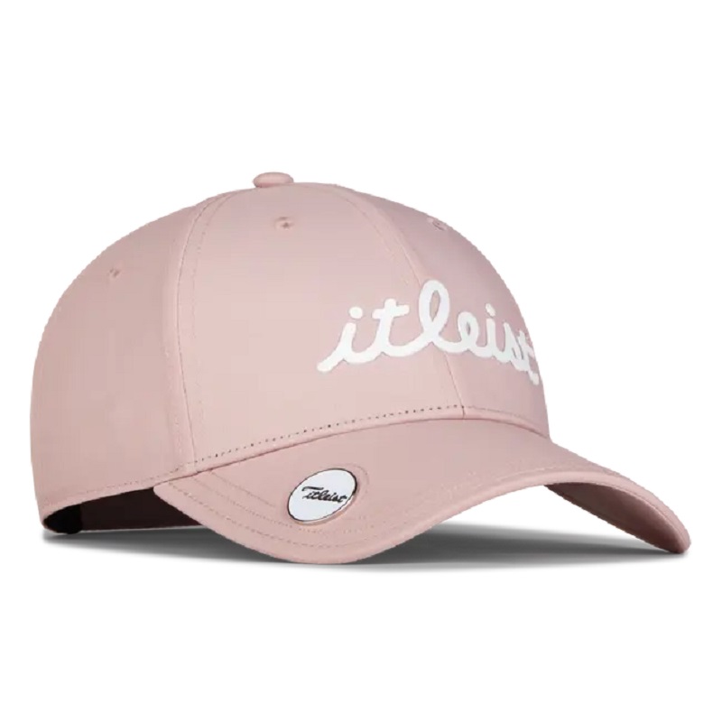 Women's Player Performance Golf Cap Niestandardowe logo TPU 6 panelu strukturalna czapka golfowa baseballowe czapki zakrzywione Bill Rose Golf Hats Women Kobiety