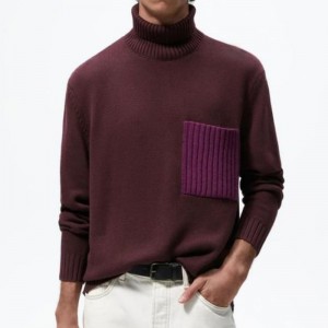 2023 Winty Warm Turtleeck Pullover Sweter dla mężczyzn