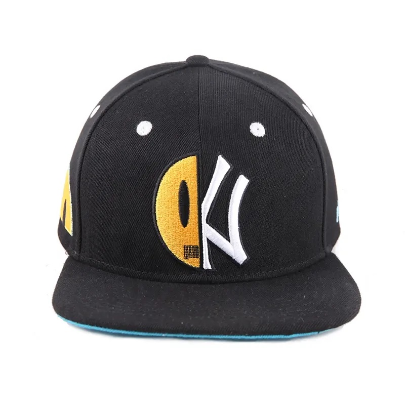 Fabryka hurtowa kapelusz baseballowyniestandardowy snapback czapka 6 panel flat bdle haft haftowy