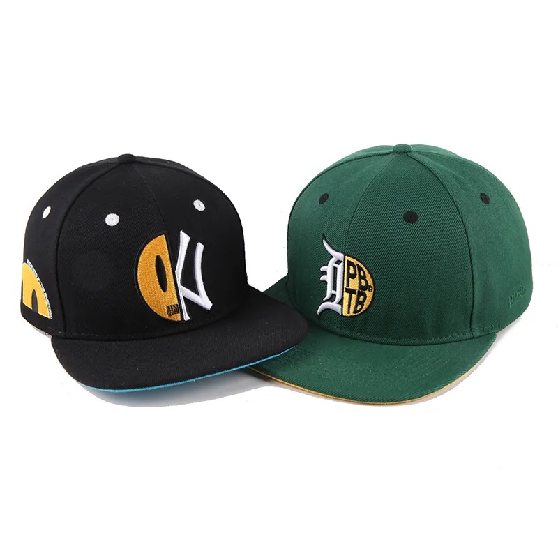 Fabryka hurtowa kapelusz baseballowyniestandardowy snapback czapka 6 panel flat bdle haft haftowy