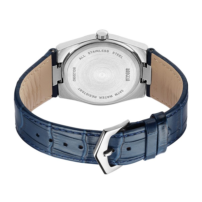 Baogela 40 mm mężczyzn zegarki biznesowe kwarcowy sport swobodne skórzane zegarek 50 tm wodoodporne męskie zegar Relogio Masculino 22802