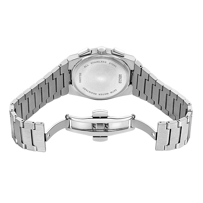 Baogela Top Watches dla mężczyzn Modna Chronograf Sport Wodoodporny kwarc zegarek 50tm zwyczajny zegarek ze stalinierdzewnej RELOJ HOMBRE 22803