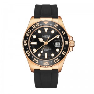 Baogela Top Brand 50m Waterproof Rose Gold Watch Men kwarcowy zegareknurkowanie pary mody sportowy zegarek szwajcarski ruchna rękę 22805