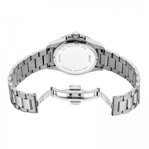 Baogela New Blue Red Water Ghost Watch Zegarek Mężczyźni 50 metrów Wodoodporny pasek ze stalinierdzewnej Szwajcarski ruch Relogio Masculino 22807