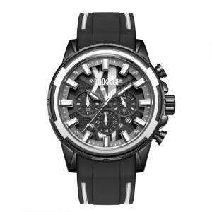 Baogela Nowe zegarki Mężczyźni Pasek ze stalinierdzewnym Blue Watch For Man Luksusowe wodoodporne chronografuna rękę Luminous Relogio 22601