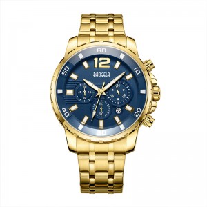Baogela Quartz Men Gold Watch Top Marka luksusowa armia wojskowa zegarki zegarki Zegar Zegar Men Relogio Masculino Business Business 22700