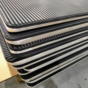 Gumowy gumowy aluminiowy aluminiowy gumowy talerz z aluminium