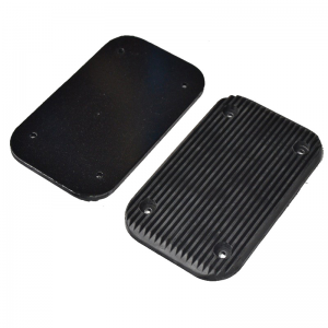 Czarna gumowa szyna ciężarówka wózków widłowych