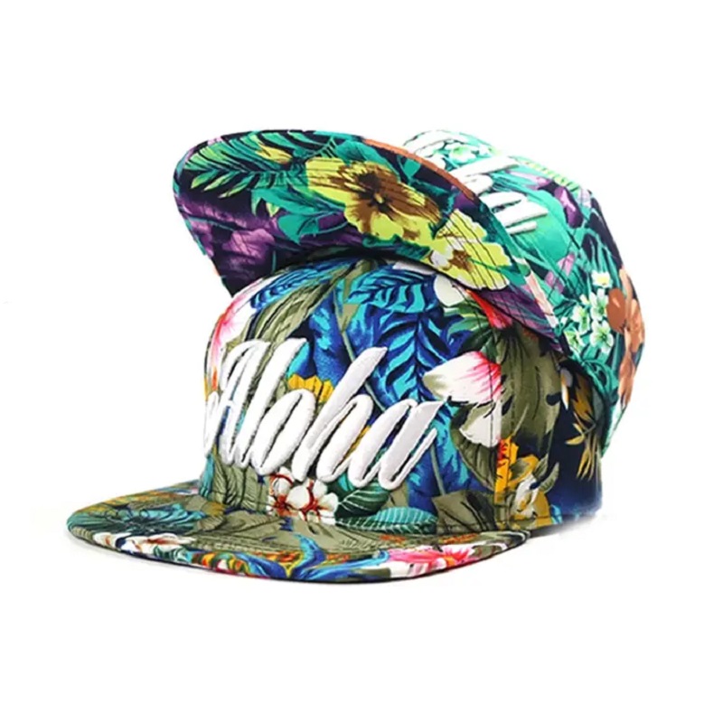 Wysokiej jakościniestandardowy sublimacja kwiatowy kapelusz snapback dla mężczyzn kobiety