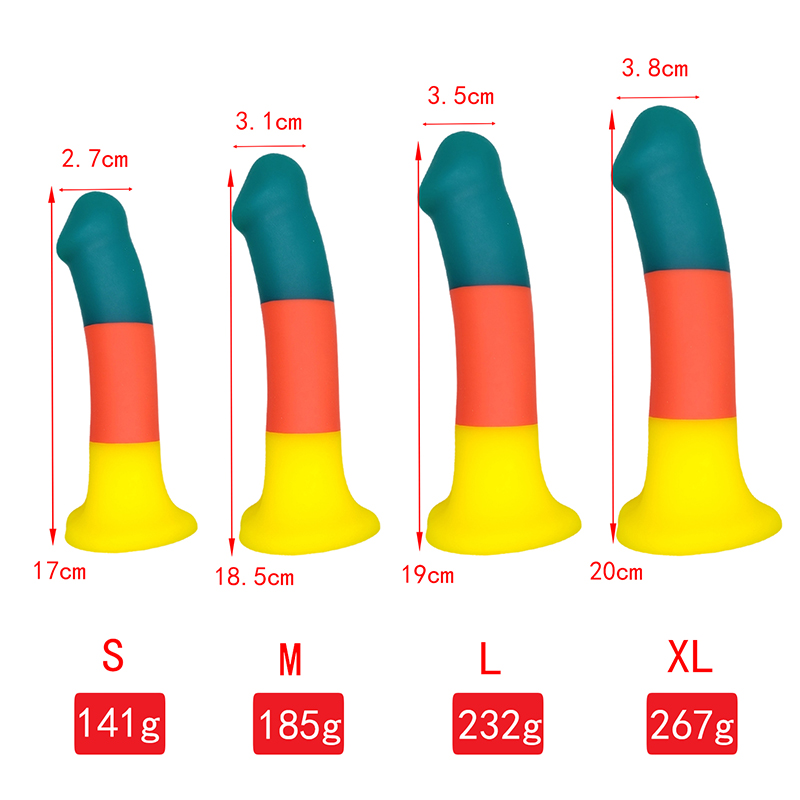JC897 Hurtowa popularna symulacja kutas penis didol sex zabawka frajek kobiety ogromne realistyczne świąteczne dildos dla kobiet mężczyzn