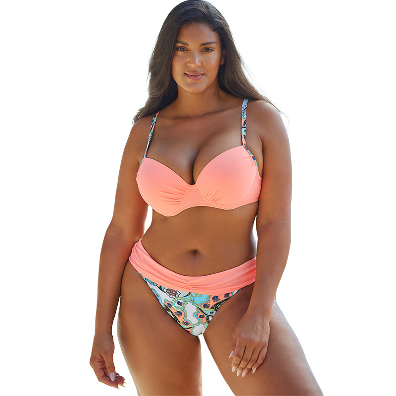 Drukuj seksowne stroje kąpielowe bikini plus size