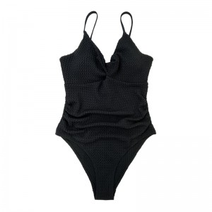 Sling jednoczęściowe plisowane stroje kąpielowe