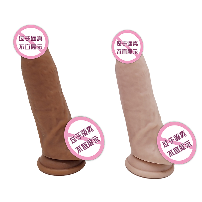 862 Realistyczne dildo silikonowe dildo z Puchar Ssania Glid Gildos Anal Sex Toys dla kobiet i par