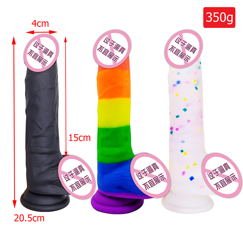 806 Penis Powiększenie teleskopowe Crystal Crystal Para Mejr Penis Dog Ogromne dildo analne zabawki seksualne duże realistyczne dildo dla kobiet