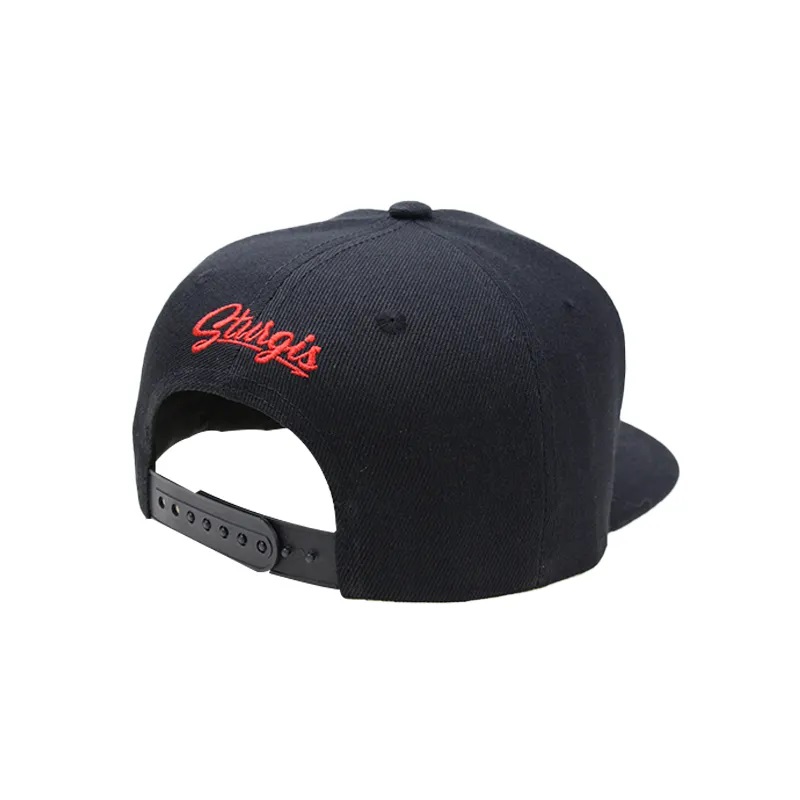 Haftowa bawełniana płaska rdzeń dorośli zwykłe męskie czapki Hip Hats 5 panel dostosuj czapki snapback czapki za pomocąniestandardowego logo