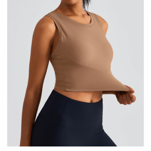 Kształt I jednoczęściowy kamizelka jogi stałej kubka