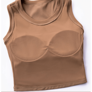 Kształt I jednoczęściowy kamizelka jogi stałej kubka