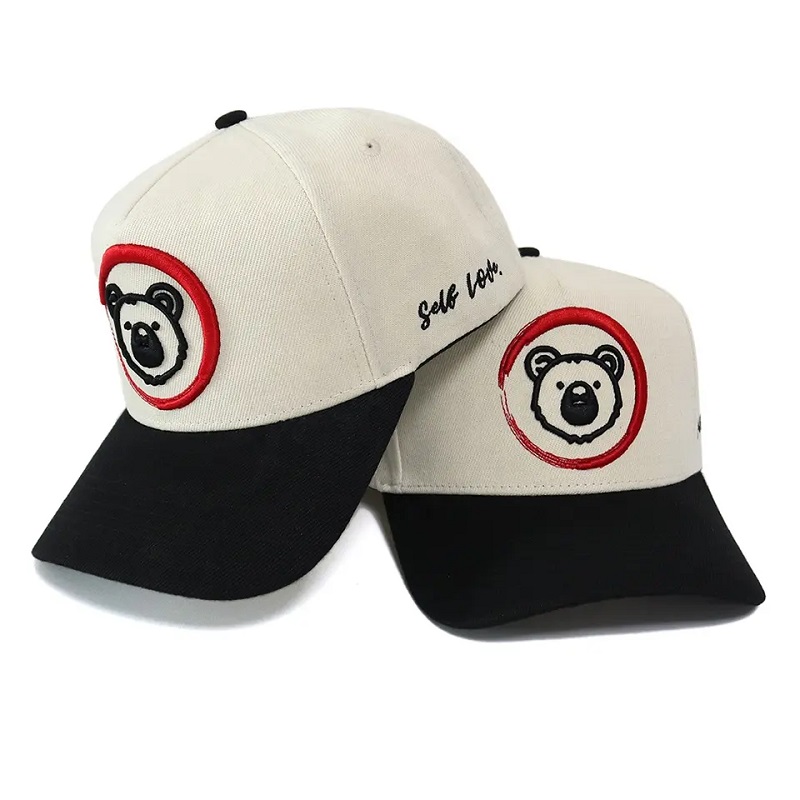 Nowy Hot Custom Design 5 Panelu Dorośli bawełniane czapki baseballowe z logo haftu 3D sportowe czapki dla mężczyzny i kobiet