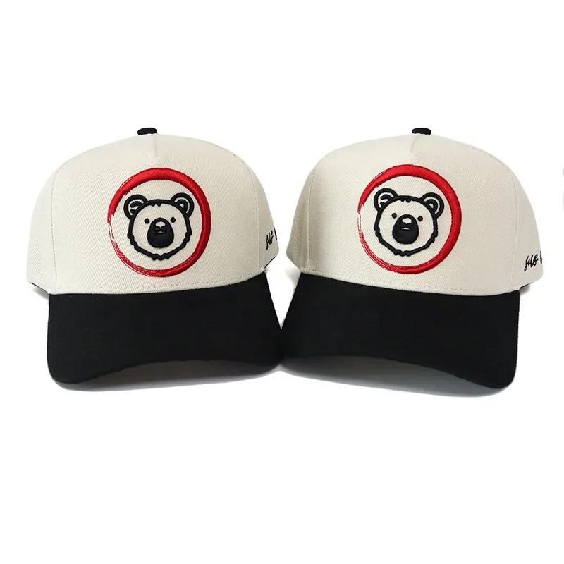 Nowy Hot Custom Design 5 Panelu Dorośli bawełniane czapki baseballowe z logo haftu 3D sportowe czapki dla mężczyzny i kobiet