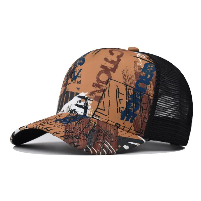 Tani Sun Visor Snapback Hip Hop Hats Hats Custom Gradient Trucker Cap