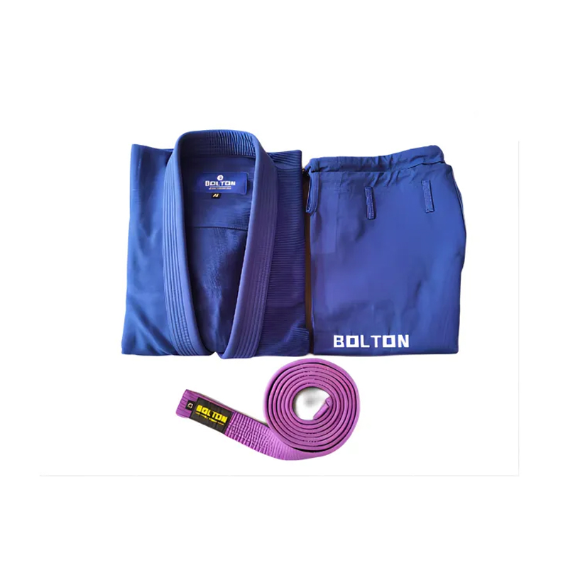 Hurtowy pas BJJ GIS Dostosowany 100% bawełniany sztuk walki szary biały pasek BJJ