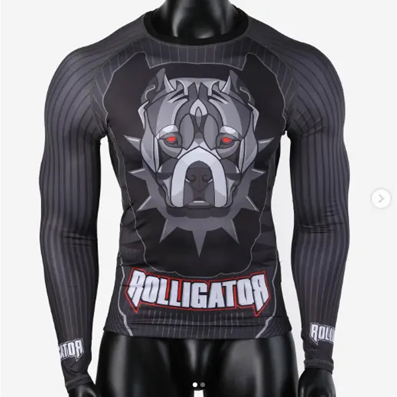 Hurtowa kolacja lepszy dostawcaniestandardowych męskich strażników męskich bjjnogis, Jiu Jitsu Gi Rash Guard.