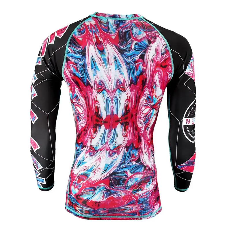 Wygodne dzieci BJJ GI Rash Guard, pochopna straż dla kobiety z pełnym drukiem