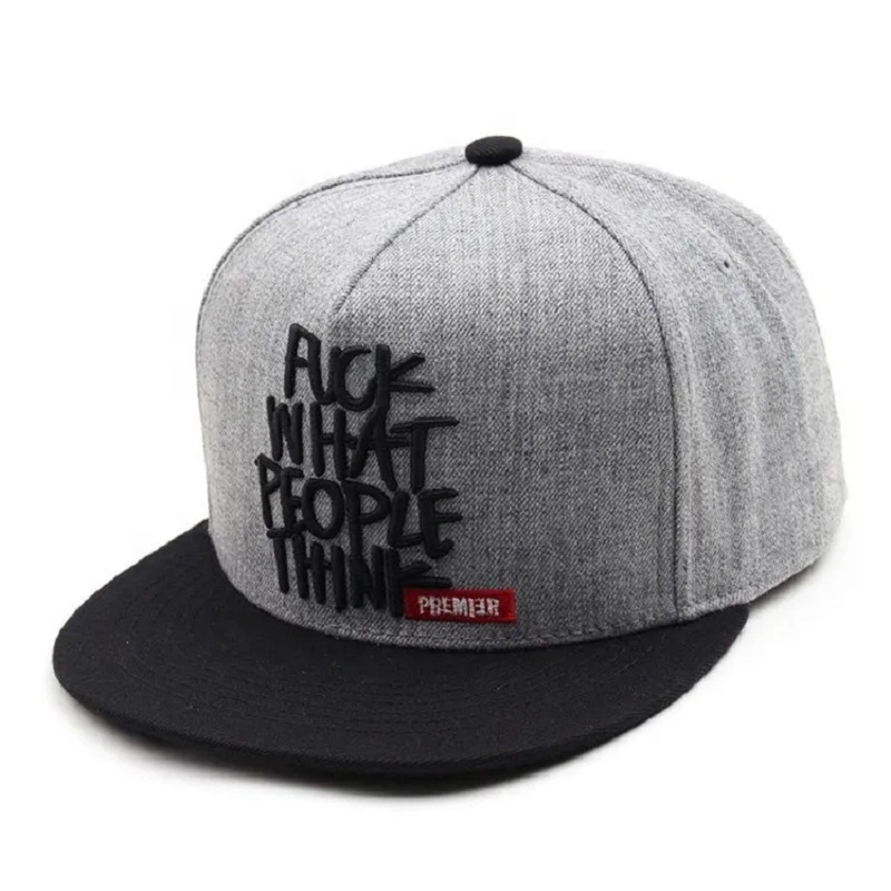 Dostosowane konstrukcje zwykłe czapki snapback/HATS BlanksNapback Baseball Caps