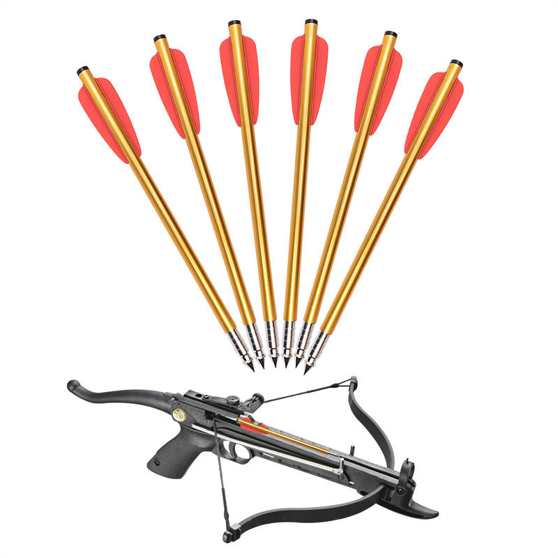 Aluminiowe śruby strzałek dla kuszy pistoletowej