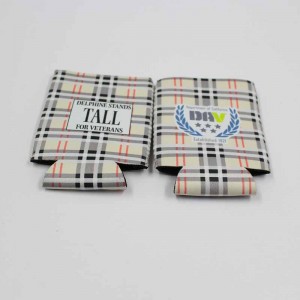Made in China Custom Logo Izolowaneneopren Smukry Slim Slim Sleeve 12 uncji chłodne koozie