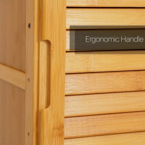 Wykończenieniezależnej szafki szafki do drzwi Bamboo Storage