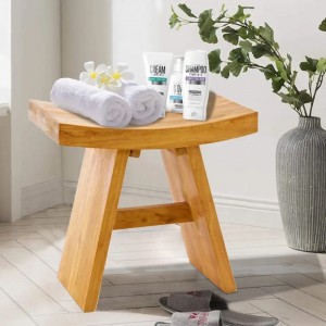 Garden wanna prysznic hydroterapia wodoodporna stołek bambusowy stojakna buty do przechowywania organizernowoczesny