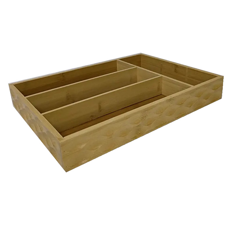 Bambusowe organizator sztućców