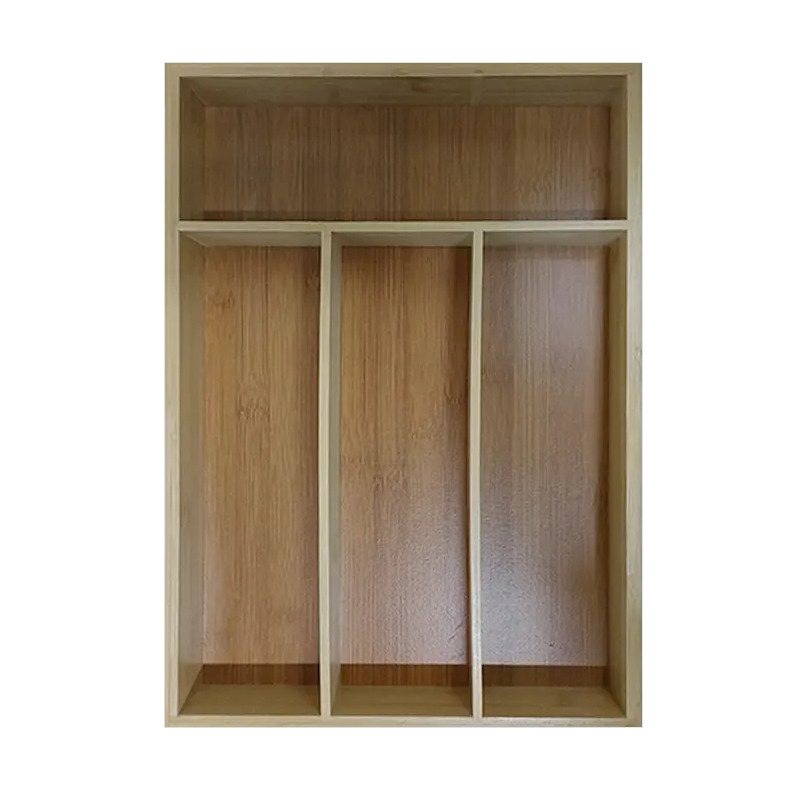 Bambusowe organizator sztućców