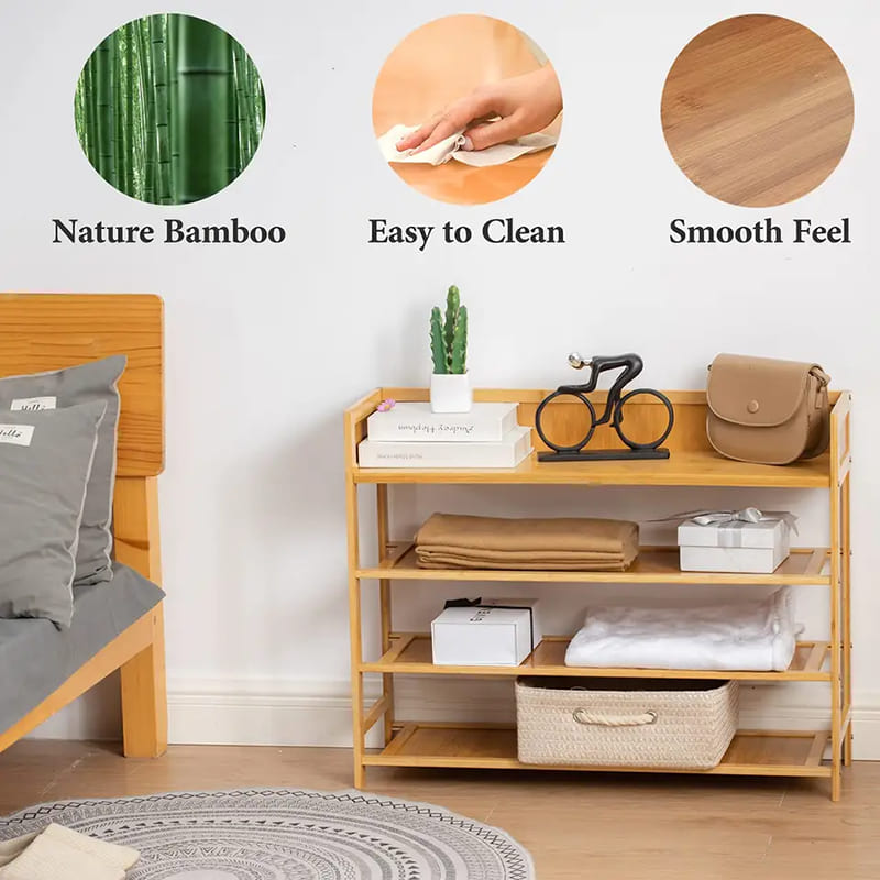 Część wielofunkcyjna korytarza i szafy Bamboo Shoe Rack