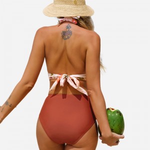 Spring Breath Garden Hanter Wysokie Tri&bikini bikini wysokiej talii