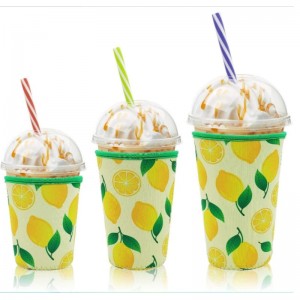 Niestandardowe wysokiej jakości rękawa lodów z uchwytem kawy zintegrowane zintegrowane kubki