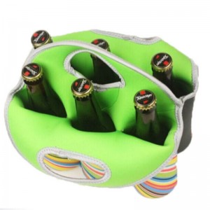 Hurtowa tkaninaneoprenowa 6 paczek piwoneoprenowa torba czerwona wina torbana plażę piknikową