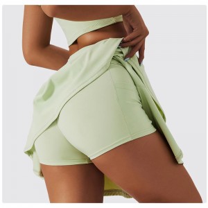 SC1055 Koszulki zbiorowe i spódnica tenisowa zestaw jogi