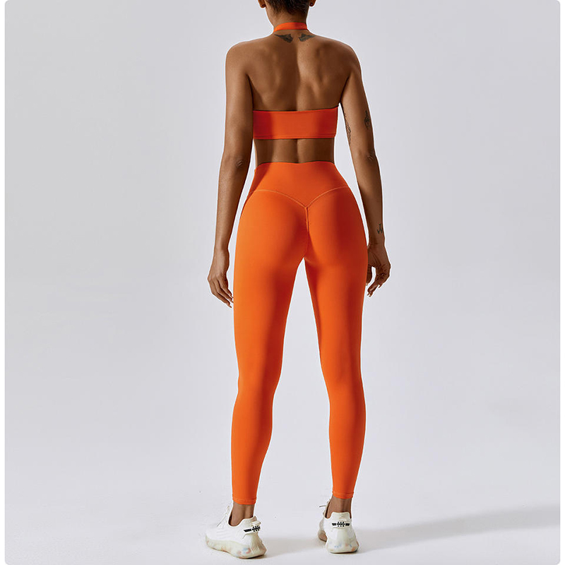 SC1063 SET SPORT FITNESS GYM Zużycie jogi garnitury dorthsuit fitness joga zużycie gimnastyczne zestaw żeński