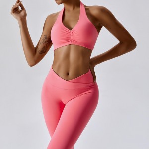 SC1063 SET SPORT FITNESS GYM Zużycie jogi garnitury dorthsuit fitness joga zużycie gimnastyczne zestaw żeński