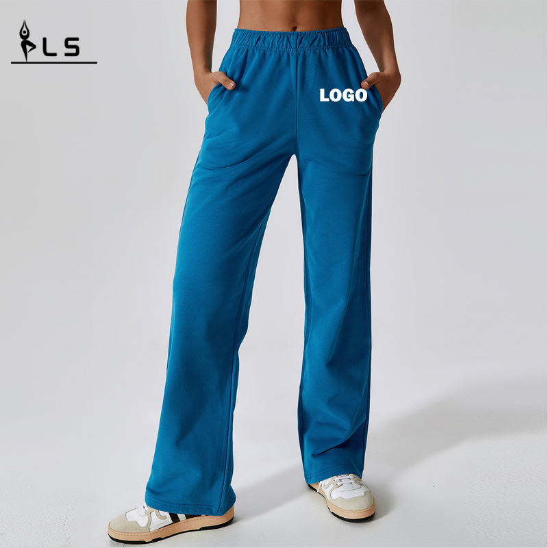SC10128 OEMniestandardowe logo solidne kolory sznurka workowate spodnie dresowe joggery proste spodnie spodnie spodnie dresowe spodnie