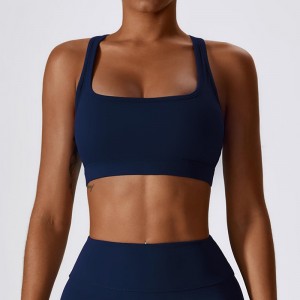 SC10189 Women Fitness Racer Back Sports Bra Yoganose miękkie wsparcie kompresyjne joga seksowny sportowy stanik