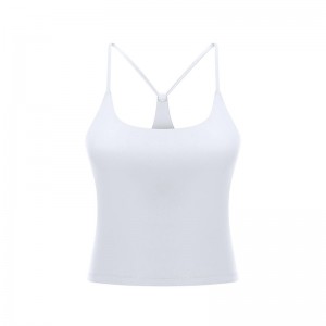 SC10259 Szybka sucha zbiornik Top Gym Sport Sports Yoga Cropippression Cothed Joga Tops z podkładkami