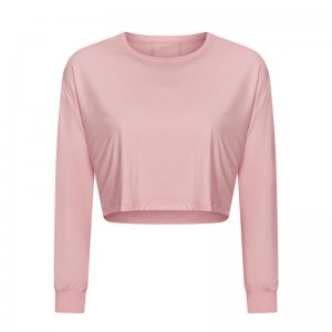 SC10265 Oddychająca jogana top gym fitness ciasna koszulka joga damska koszulka gimnastyczna