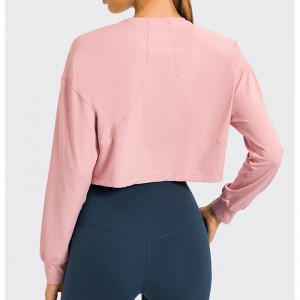 SC10265 Oddychająca jogana top gym fitness ciasna koszulka joga damska koszulka gimnastyczna